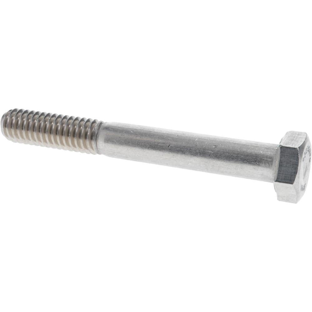 Value Collection 5181 Hex Head Cap Screw: 5/16-18 x 2-1/2", Grade 316 Stainless Steel