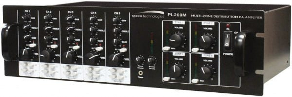 Speco PMM60A 60 Watt, 13 Front Panel Control Public Address Amplifier