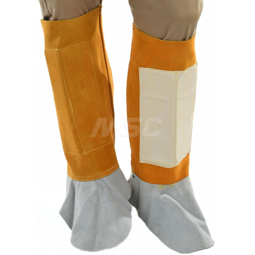 PRO-SAFE GB24 Flame-Resistant & Flame Retardant Pants: 14" Inseam Length, Cowhide