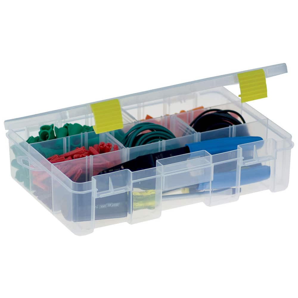 Plano Molding 2363001 Small Parts Boxes & Organizers; Product Type: Compartment Box ; Lock Type: ProLatch ; Width (Inch): 7 ; Depth (Inch): 2-3/4 ; Number of Dividers: 5 ; Removable Dividers: Yes