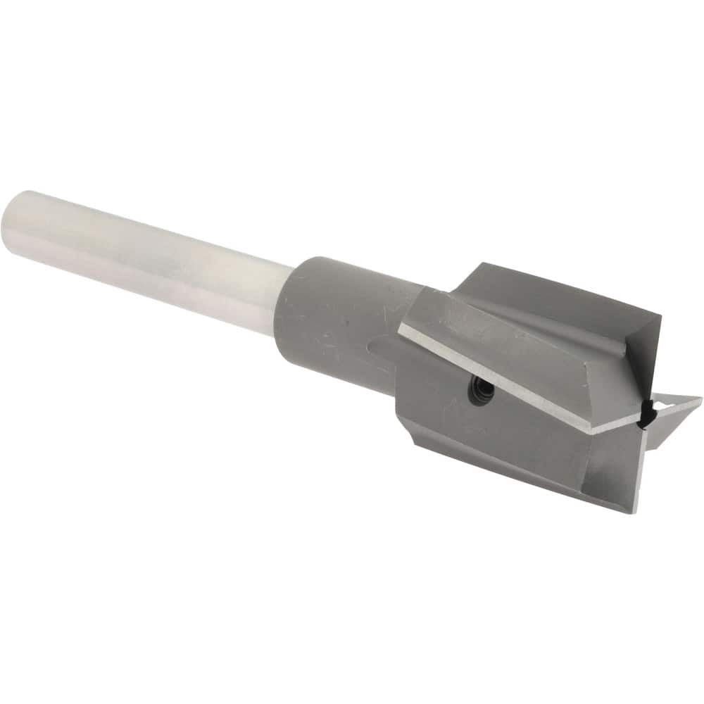 MSC MIT-435-26 1-1/4" Diam, 1/2" Shank, Diam, 4 Flutes, Straight Shank, Interchangeable Pilot Counterbore