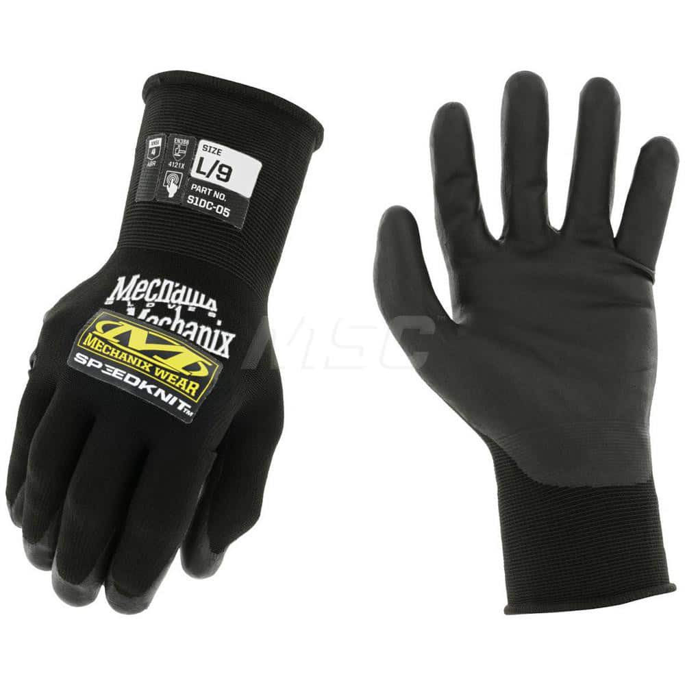 Mechanix Wear S1DC-05-011 Work & General Purpose Gloves; Glove Type: Field Work ; Application: For Manufacturing & Aerospace Applications ; Glove Material: Nylon ; Lining Material: Nylon ; Back Material: Nylon ; Cuff Material: Knit