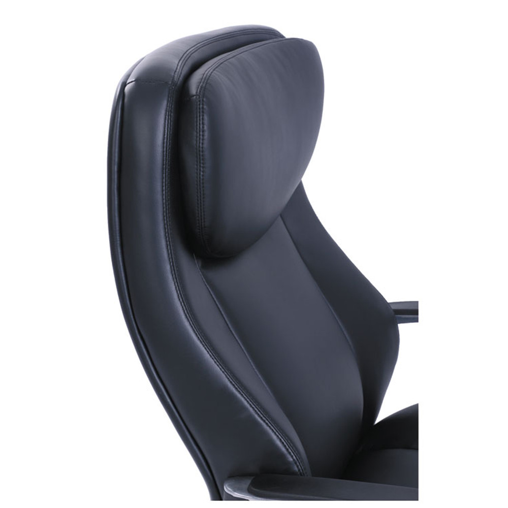 LA-Z-BOY CHAIR COMPANY 48968 Commercial 2000 Big/Tall Executive Chair, Supports Up to 400 lb, 20.5" to 23.5" Seat Height, Black Seat/Back, Silver Base