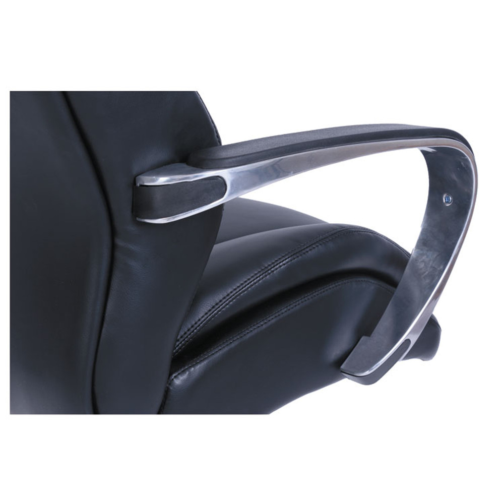LA-Z-BOY CHAIR COMPANY 48968 Commercial 2000 Big/Tall Executive Chair, Supports Up to 400 lb, 20.5" to 23.5" Seat Height, Black Seat/Back, Silver Base