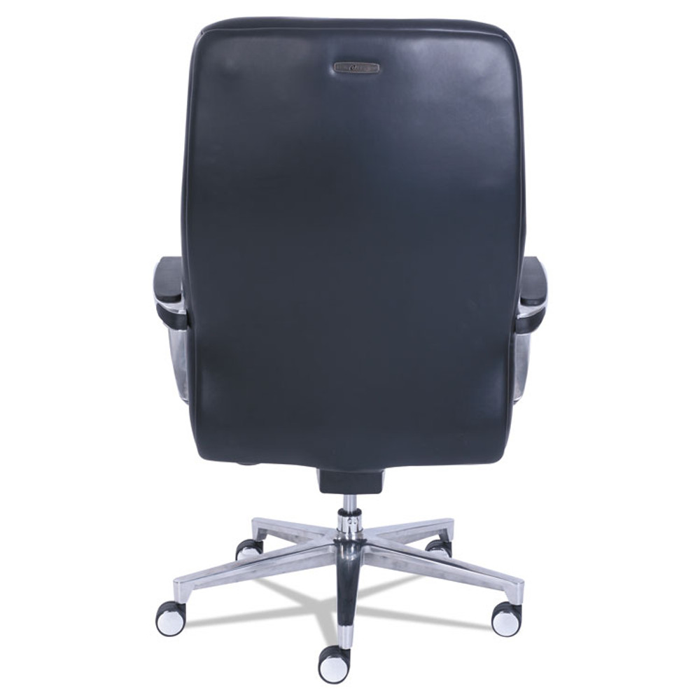 LA-Z-BOY CHAIR COMPANY 48968 Commercial 2000 Big/Tall Executive Chair, Supports Up to 400 lb, 20.5" to 23.5" Seat Height, Black Seat/Back, Silver Base