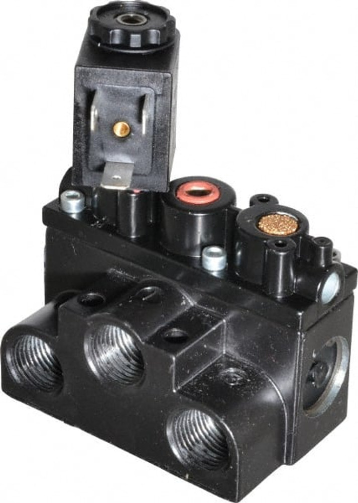 ARO/Ingersoll-Rand A213SS-024-D 3/8" Inlet x 3/8" Outlet, Solenoid Actuator, Spring Return, 2 Position, Body Ported Solenoid Air Valve