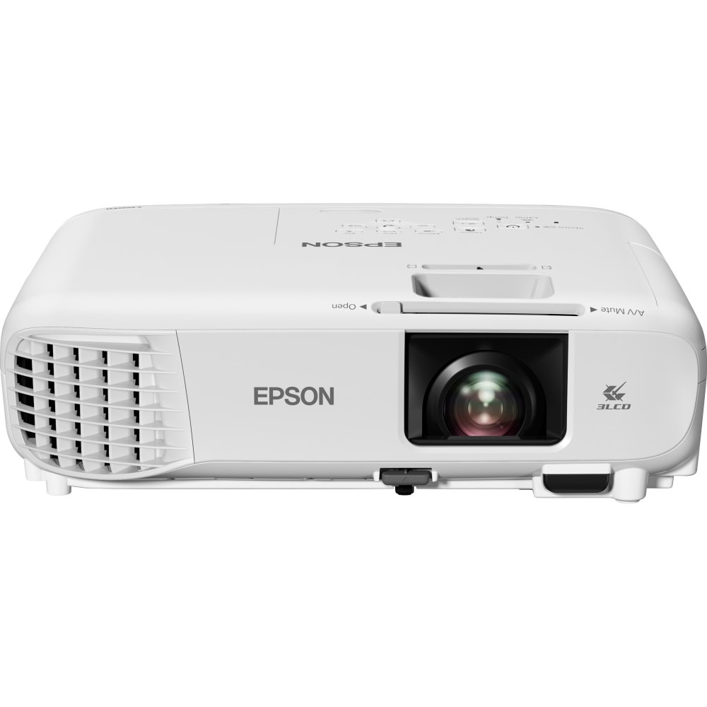 EPSON AMERICA INC. V11H983020 Epson PowerLite W49 LCD Projector - 16:10 - Ceiling Mountable - 1280 x 800 - Front, Rear, Ceiling - 8000 Hour Normal Mode - 17000 Hour Economy Mode - WXGA - 16,000:1 - 3800 lm - HDMI - USB - Class Room
