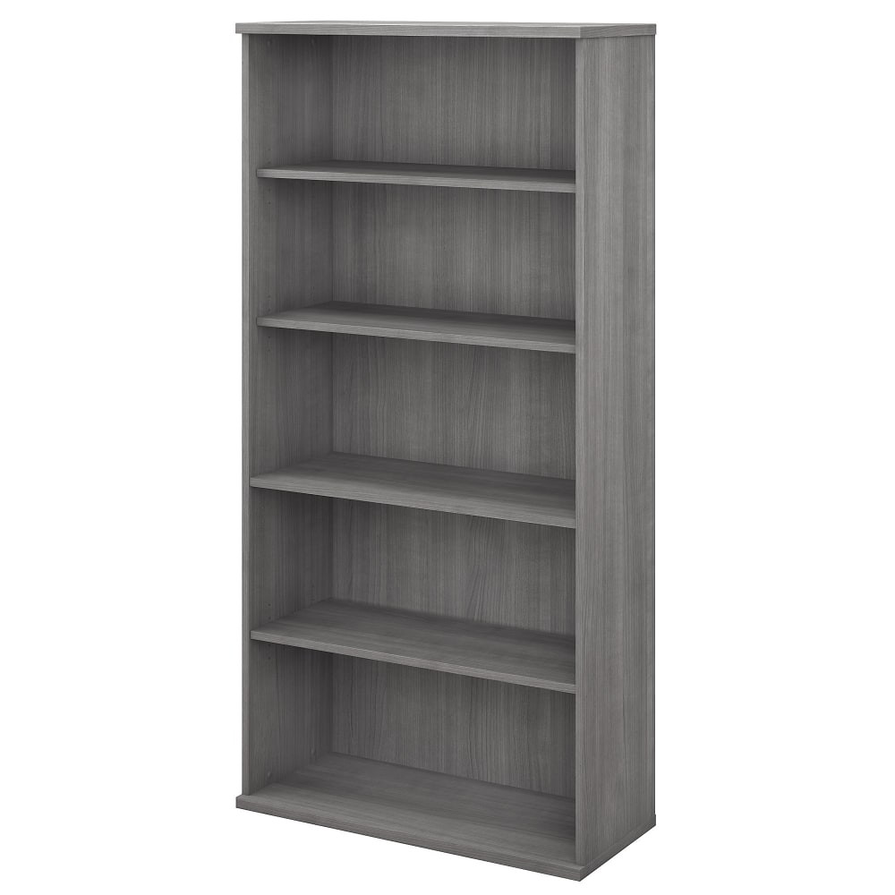 BUSH INDUSTRIES INC. SCB136PG Bush Business Furniture Studio C 73inH 5-Shelf Bookcase, Platinum Gray, Standard Delivery