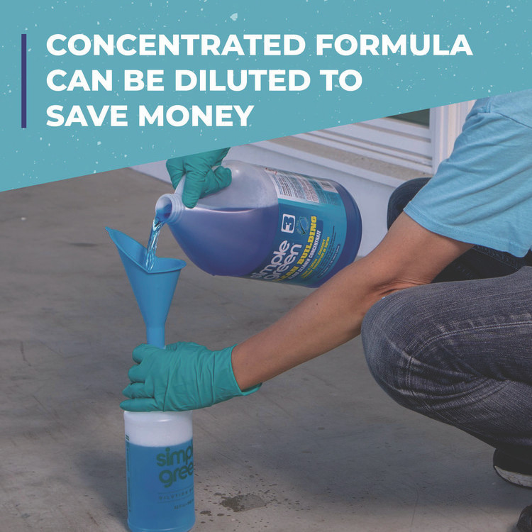 SUNSHINE MAKERS, INC. Simple Green® 11301 Clean Building Glass Cleaner Concentrate, Unscented, 1gal Bottle, 2/Carton