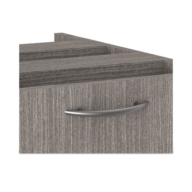 ALERA VA542822GY Alera Valencia Series Full Pedestal File, Left or Right, 2 Legal/Letter-Size File Drawers, Gray, 15.63" x 20.5" x 28.5"