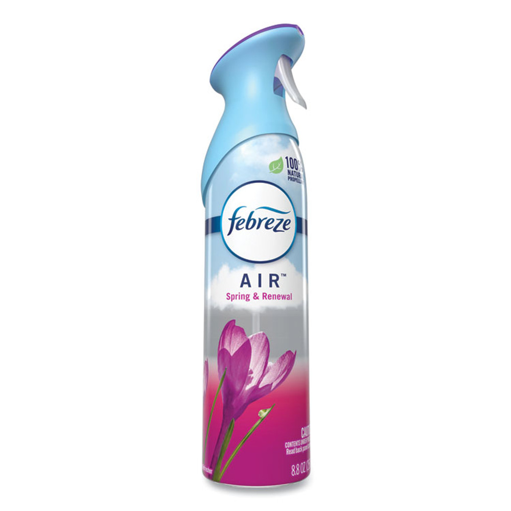 PROCTER & GAMBLE Febreze® 96254EA AIR, Spring and Renewal, 8.8 oz Aerosol Spray