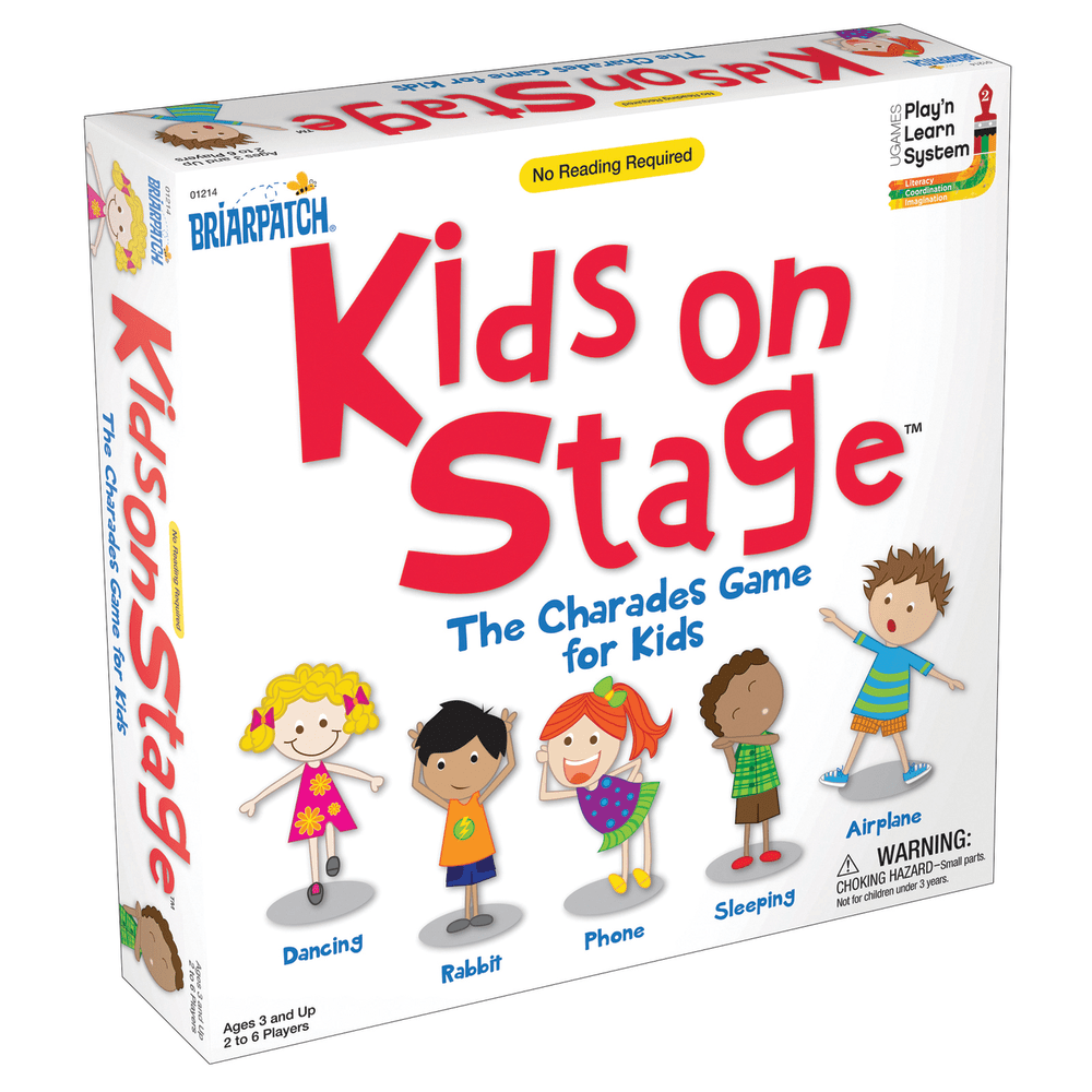 UNIVERSITY GAMES, CORPORATION University Games UG-01214  Briarpatch Kids On Stage The Charades Game, Grades Pre-K-3