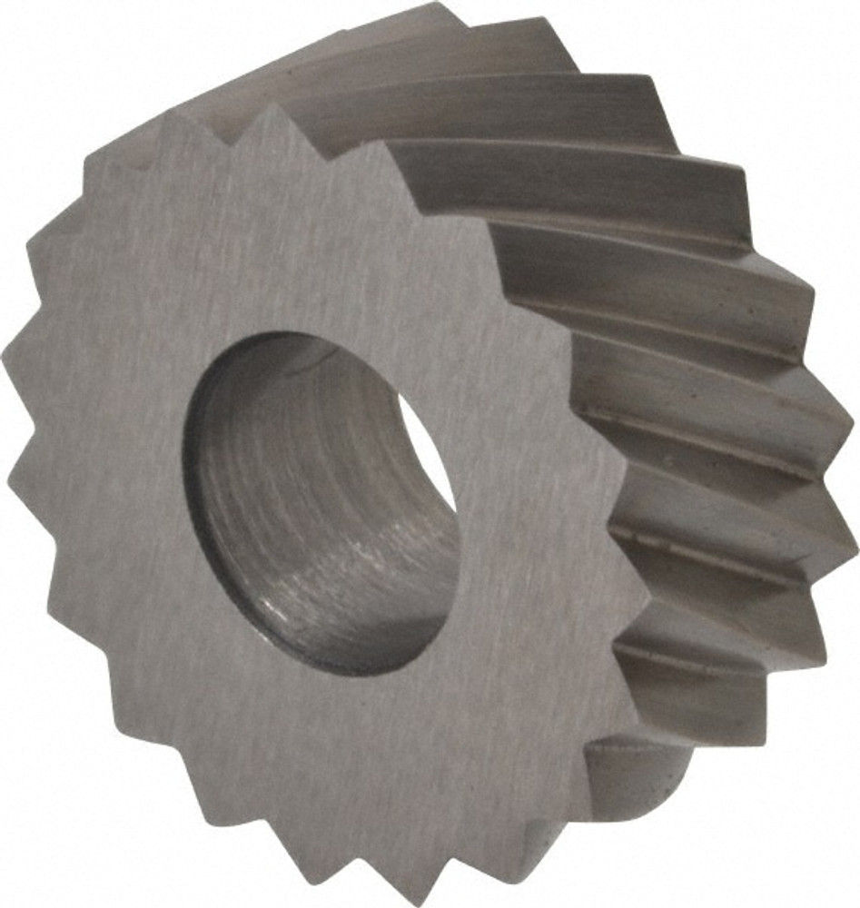 MSC GKR-212 Standard Knurl Wheel: 5/8" Dia, 90 ° Tooth Angle, 12 TPI, Diagonal, High Speed Steel