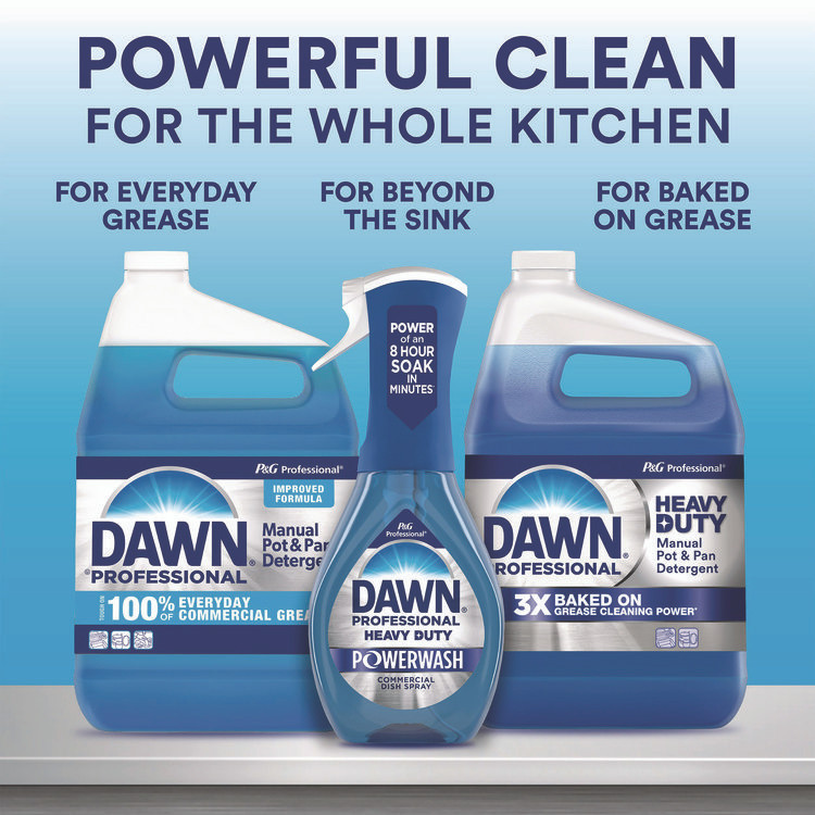 PROCTER & GAMBLE Dawn® Professional 57446 Manual Pot/Pan Dish Detergent, Original Scent, 1 gal Jug, 4/Carton