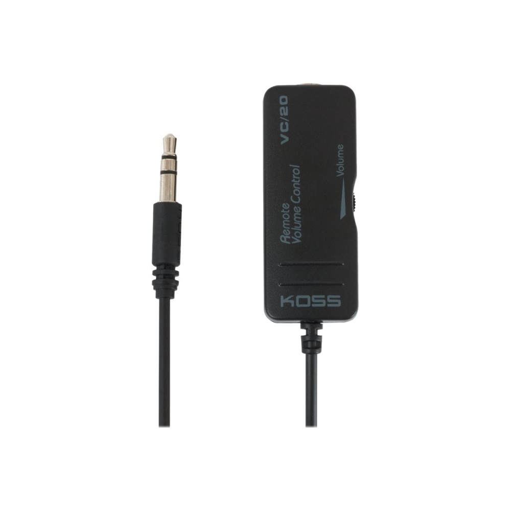 KOSS CORPORATION Koss 165119  Volume Control For Headphones, 3.25', Black, VC20