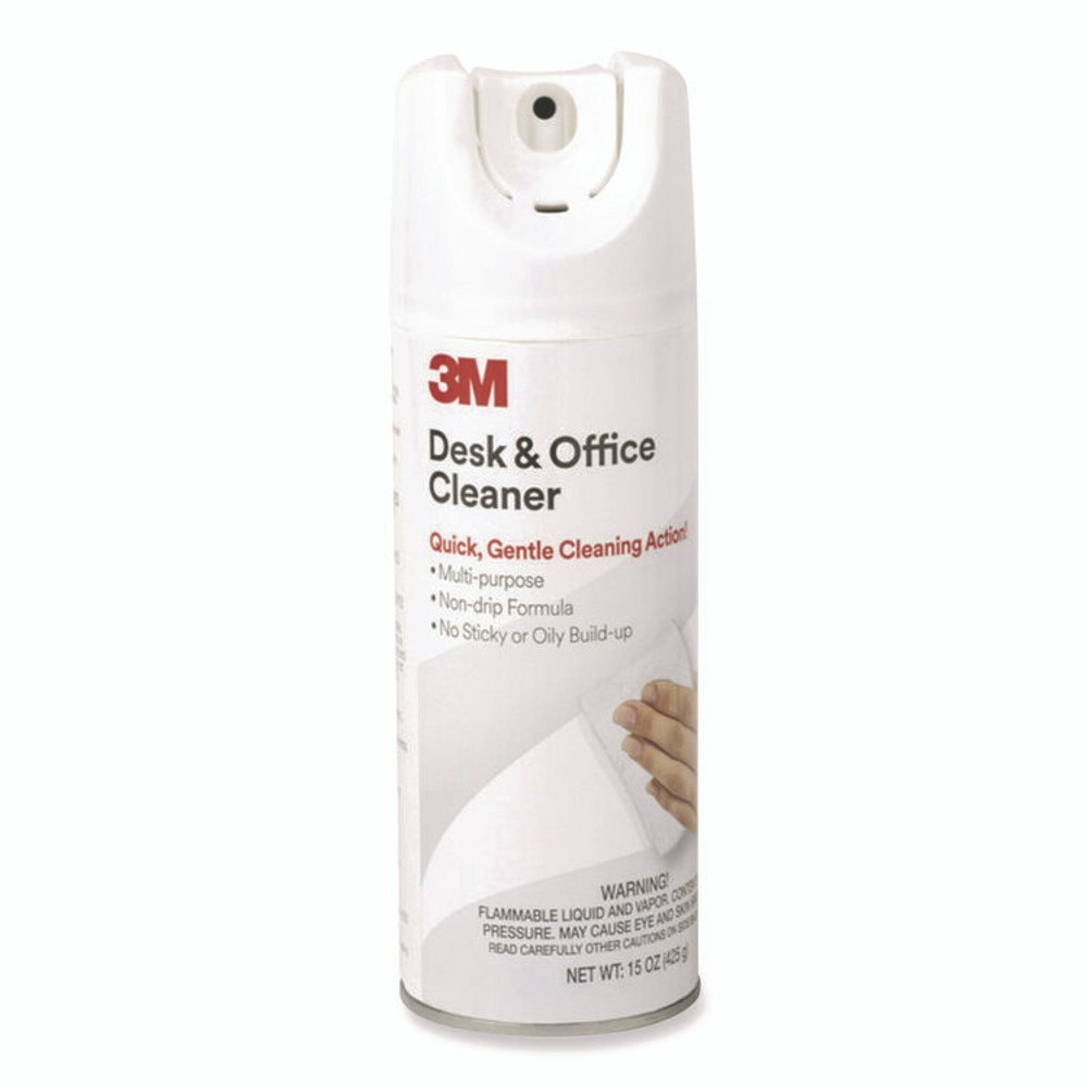 3M/COMMERCIAL TAPE DIV. 573CT Desk and Office Spray Cleaner, 15 oz Aerosol Spray, 12/Carton