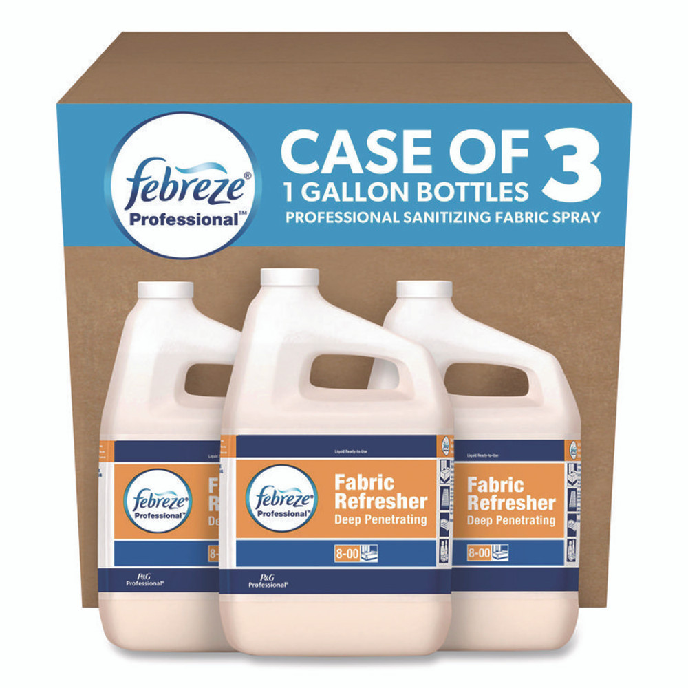 PROCTER & GAMBLE Febreze® 33032CT Professional Deep Penetrating Fabric Refresher, Fresh Clean, 1 gal Bottle, 3/Carton
