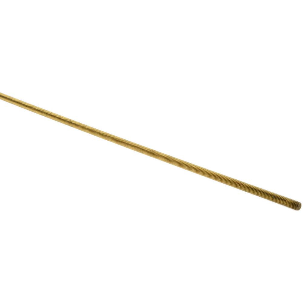 MSC 12605 Threaded Rod: 5/16-18, 6' Long, Brass