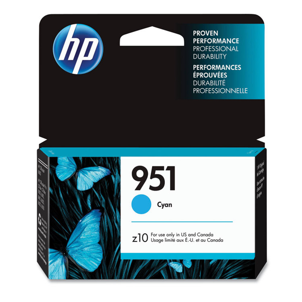 HEWLETT PACKARD SUPPLIES HP CN050AN HP 951, (CN050AN) Cyan Original Ink Cartridge