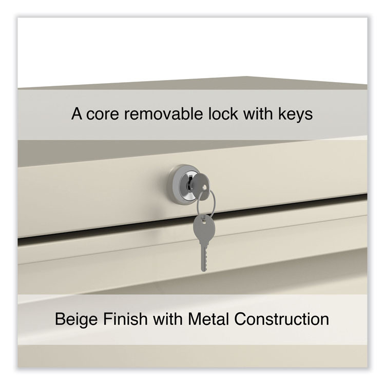 ALERA HLF3641PY Lateral File, 3 Legal/Letter/A4/A5-Size File Drawers, Putty, 36" x 18.63" x 40.25"