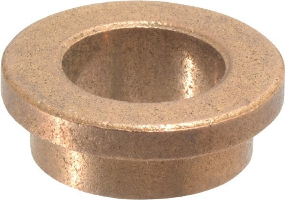 Boston Gear G00315 Flanged Sleeve Bearing: 1/2" ID, 11/16" OD, 5/16" OAL, Oil Impregnated Bronze