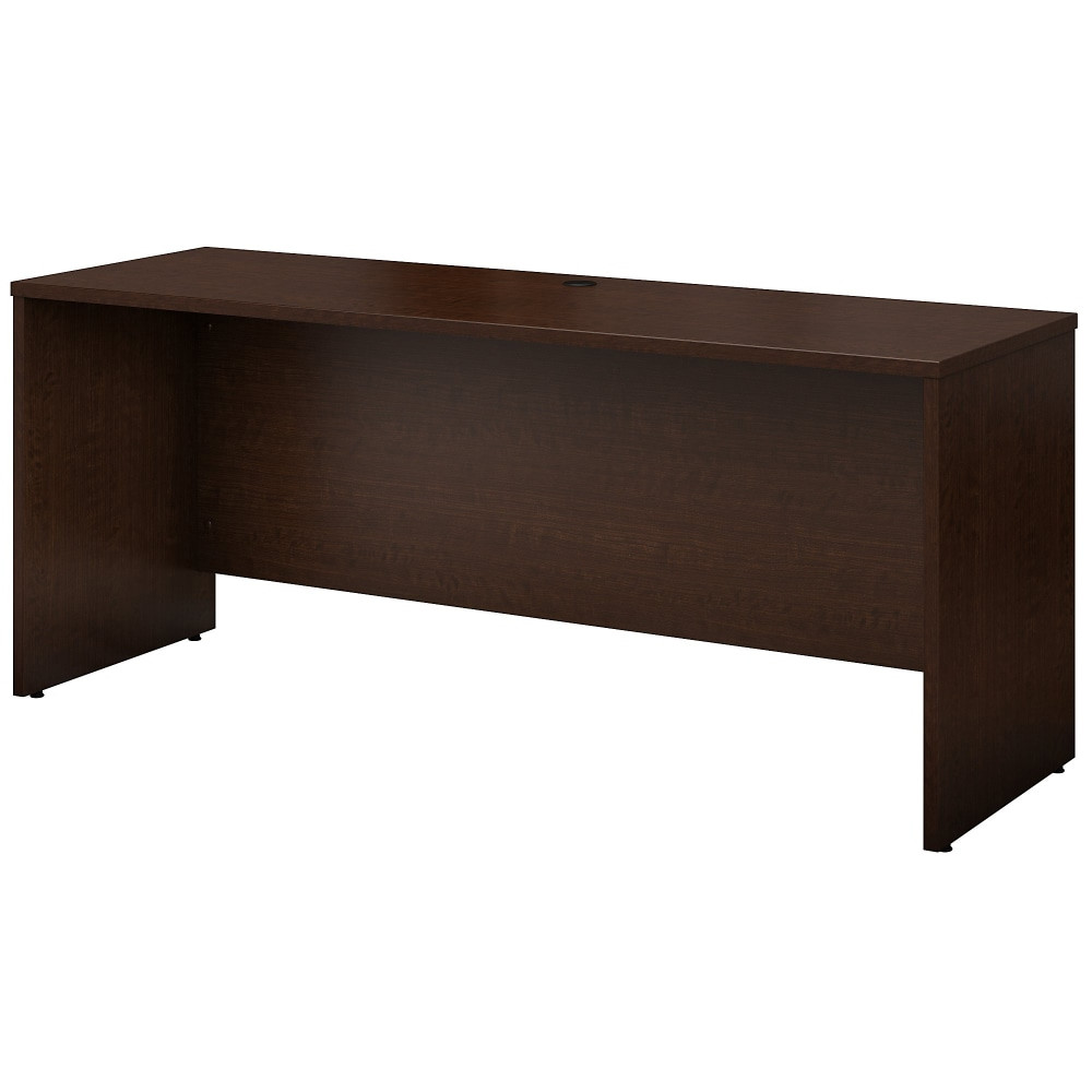 BUSH INDUSTRIES INC. WC12926 Bush Business Furniture Components 72inW Credenza Computer Desk Mocha Cherry, Standard Delivery