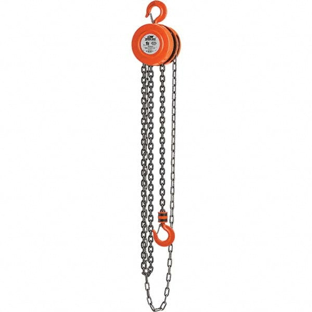 CM 2223A Manual Hand Chain Hoist: 3 Ton Working Load Limit