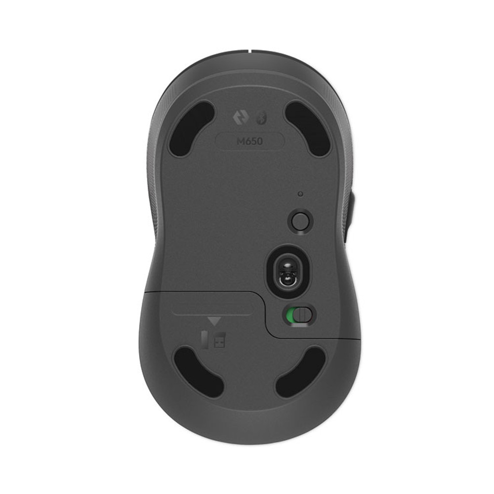 LOGITECH, INC. 910006231 Signature M650 Wireless Mouse, Large, 2.4 GHz Frequency, 33 ft Wireless Range, Right Hand Use, Graphite
