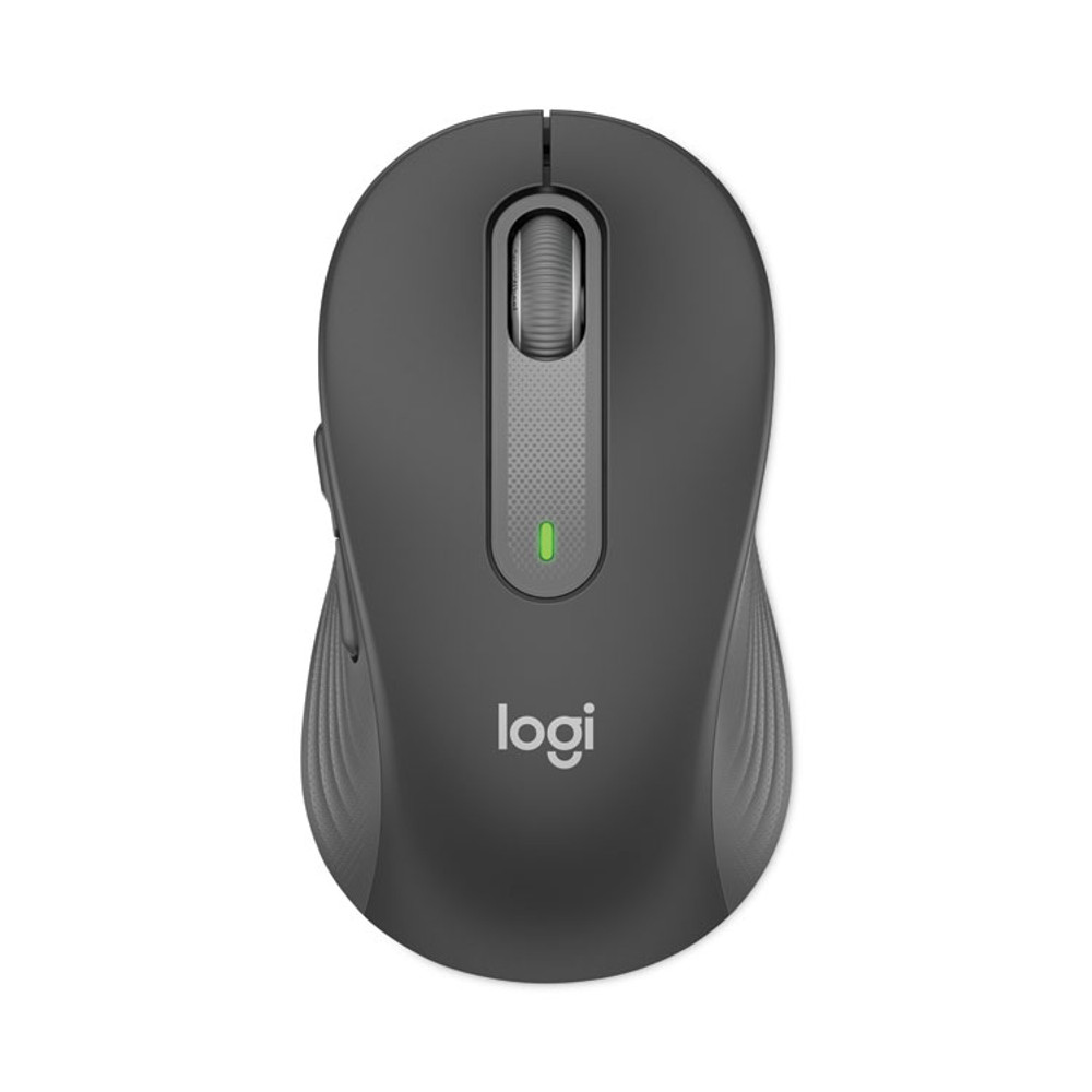 LOGITECH, INC. 910006231 Signature M650 Wireless Mouse, Large, 2.4 GHz Frequency, 33 ft Wireless Range, Right Hand Use, Graphite