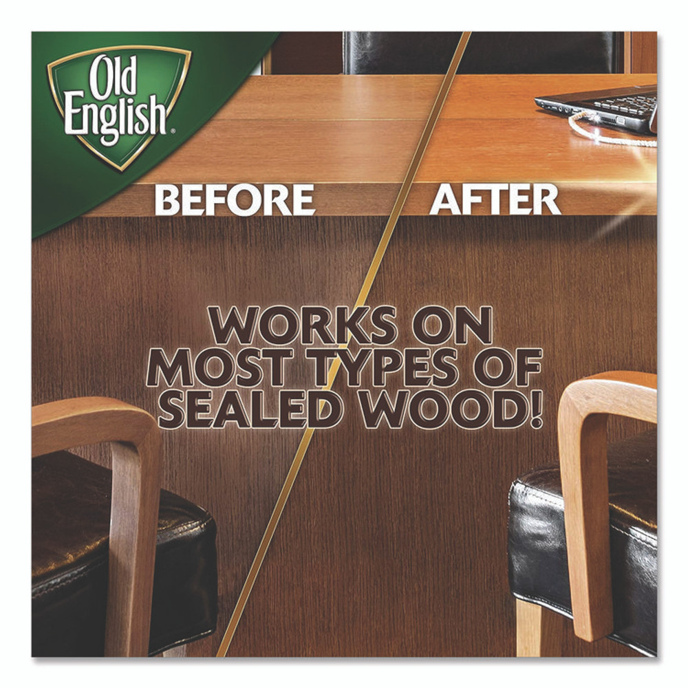 RECKITT BENCKISER OLD ENGLISH® 75143CT Oil, Furniture, Fresh Lemon, 16 oz Bottle, 6/Carton