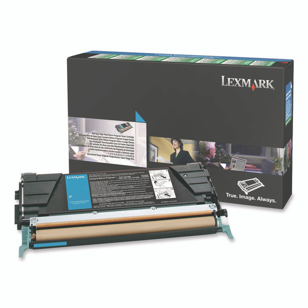 LEXMARK INT'L, INC. C5340CX C5340CX Return Program Extra High-Yield Toner, 7,000 Page-Yield, Cyan