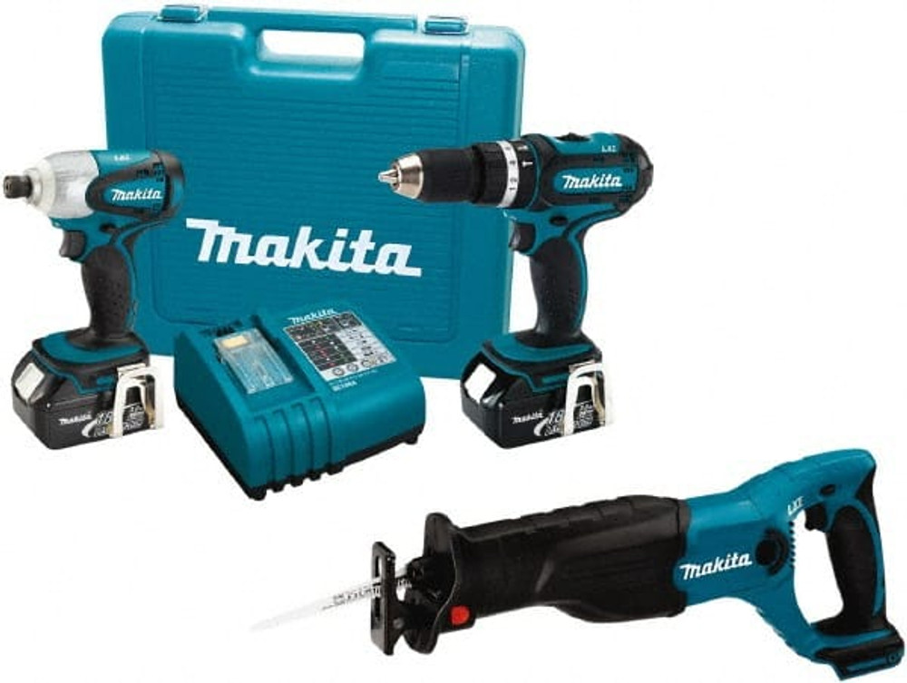 Makita 8073404/4342778 Cordless Tool Combination Kit: 18V