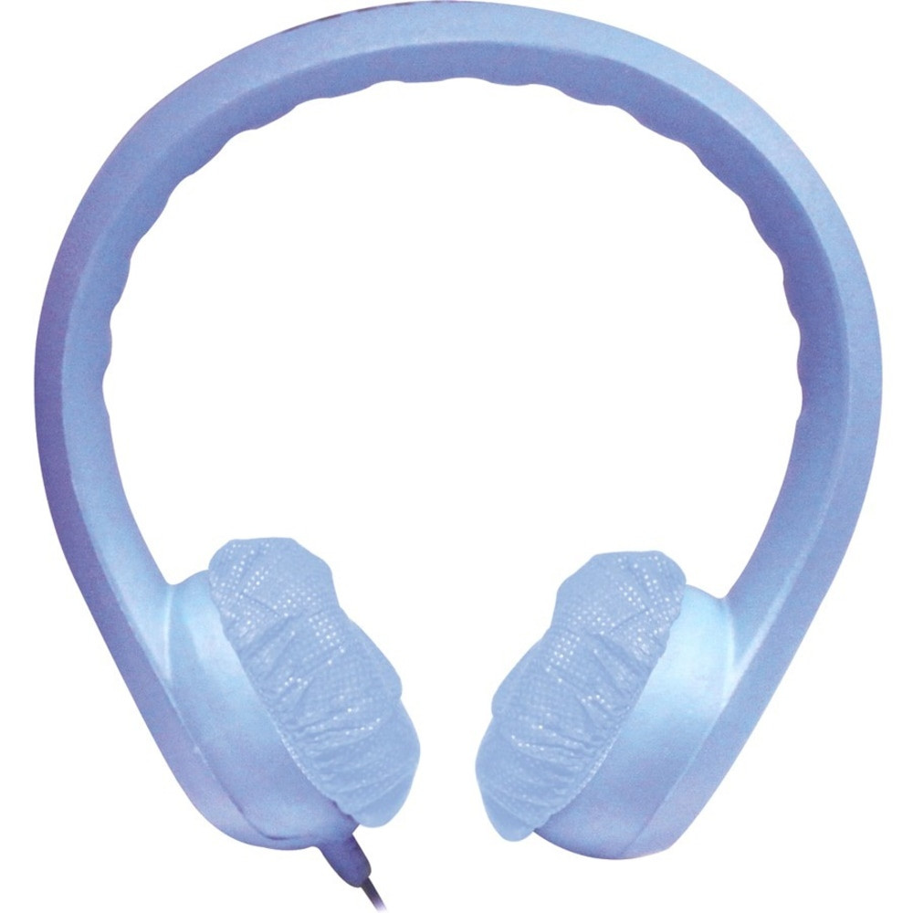 VCOM INTERNATIONAL MULTI MEDIA KIDS-BLU HamiltonBuhl Flex Phones Foam Headphones - 3.5mm Plug Blue