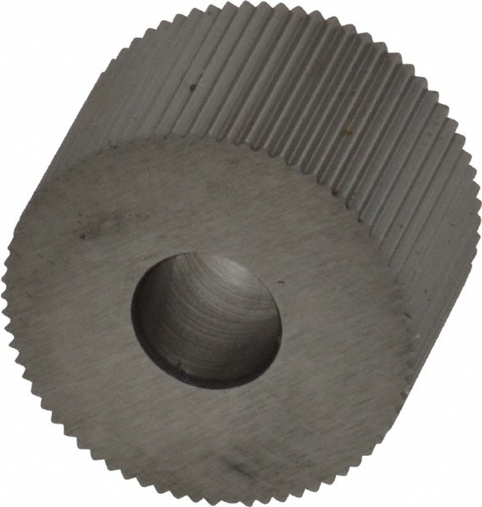 MSC KRS-230 Standard Knurl Wheel: 3/4" Dia, 90 ° Tooth Angle, 30 TPI, Straight, High Speed Steel