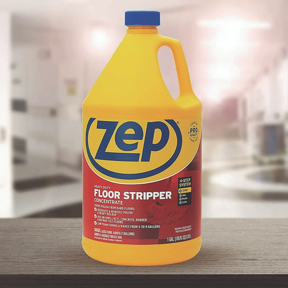 ZEP INC. Commercial® ZULFFS128CT Floor Stripper, Unscented, 1 gal, 4/Carton