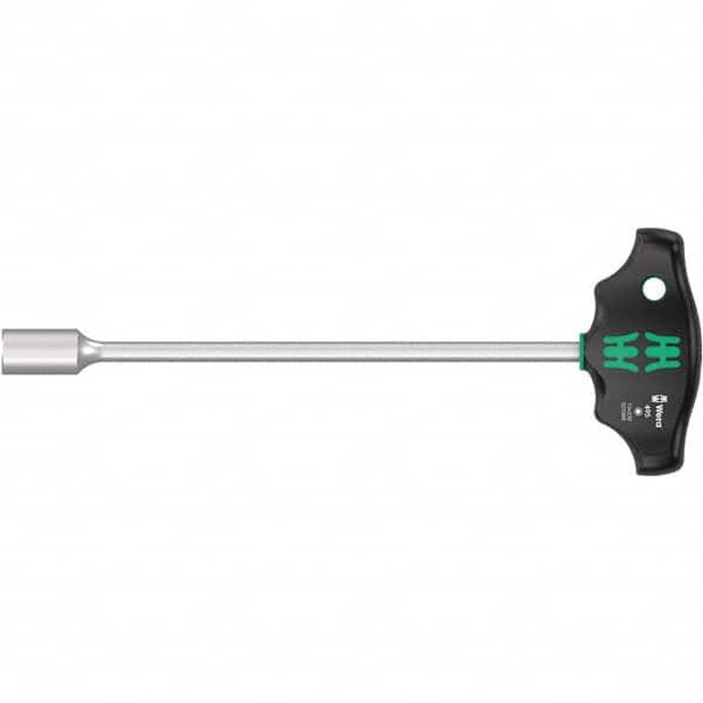 Wera 05023393001 Nut Driver: 13 mm Drive, Solid Shaft, T-Handle, 279 mm OAL