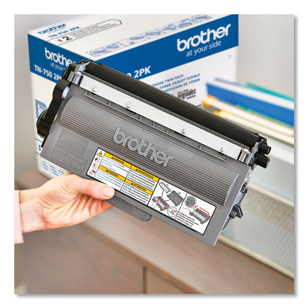 BROTHER INTL. CORP. TN750 TN750 High-Yield Toner, 8,000 Page-Yield, Black