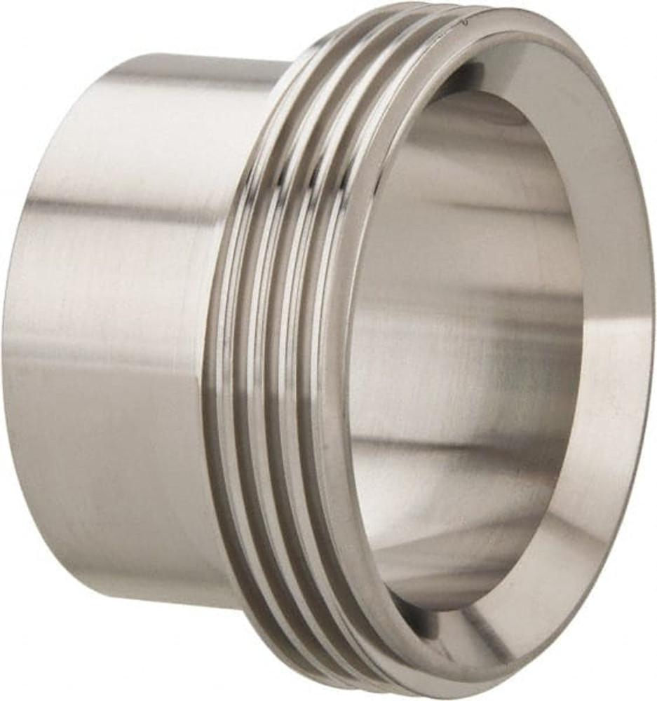 VNE 15A2.0 Sanitary Stainless Steel Pipe Welding Ferrule: 2", Bevel Seat Connection