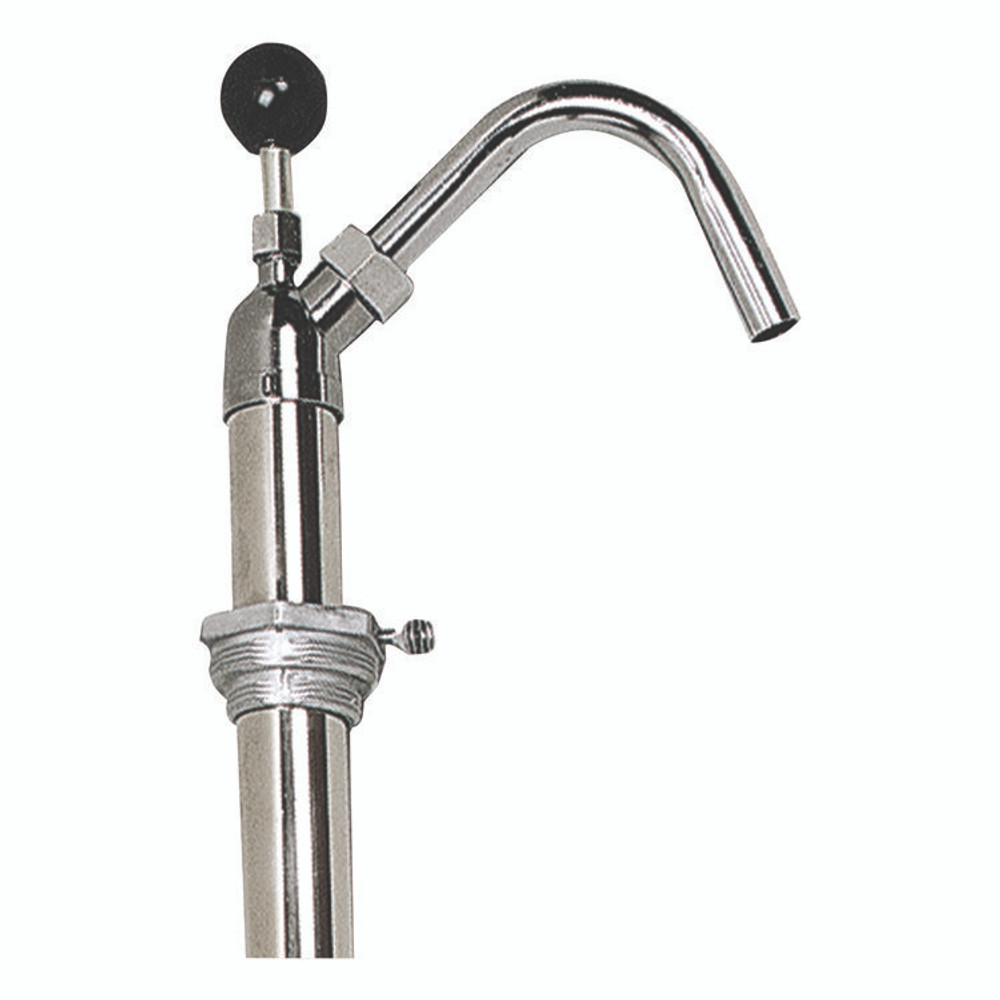BOARDWALK 00422EA Bottle Pump, 22 oz Output, Steel, 42.5" Tall, Chrome