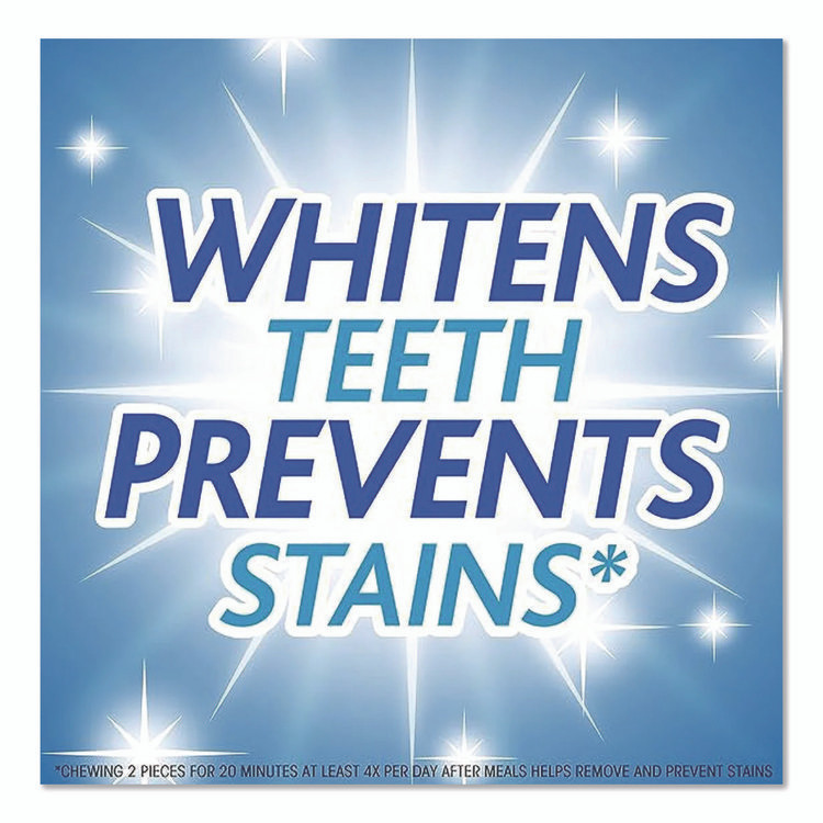 MONDELEZ INTERNATIONAL Trident® AMC67608 Sugar-Free Gum, Peppermint, 12 Sticks/Pack, 9 Packs/Box