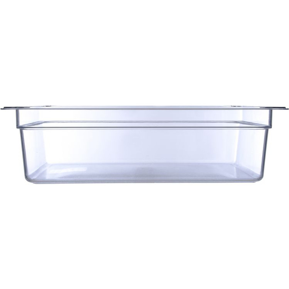 CFS BRANDS Carlisle 10202B07 StorPlus Polycarbonate Food Pan, 19.4 qt, 12.5 x 20.75 x 6, Clear, Plastic