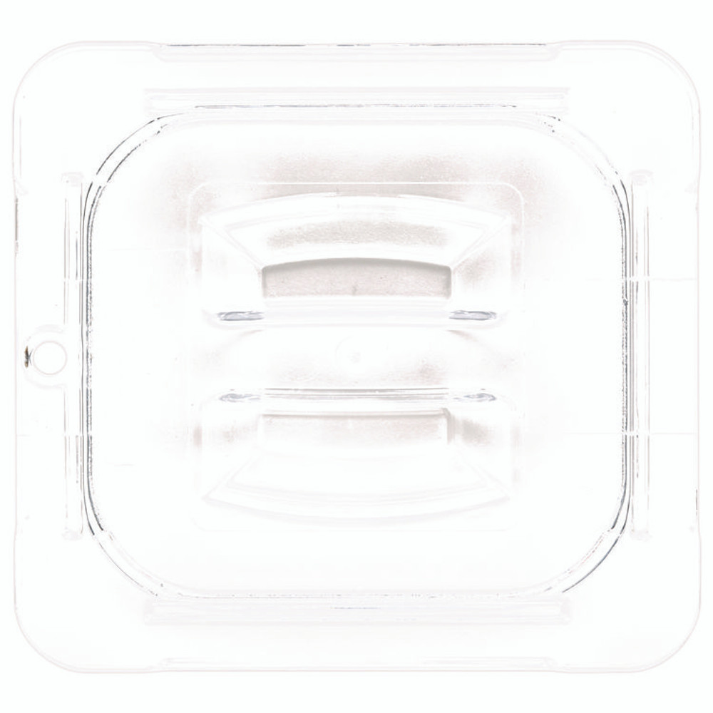 CFS BRANDS Carlisle 10310U07 StorPlus Polycarbonate Handled Universal Lid, 6.31 x 6.88 x 0.88, Clear, Plastic