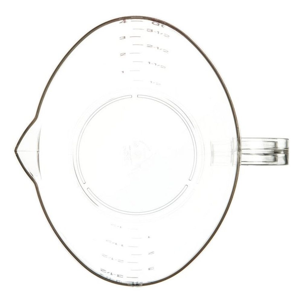 CFS BRANDS Carlisle 4314507 Commercial Measuring Cup, 1 gal, Clear