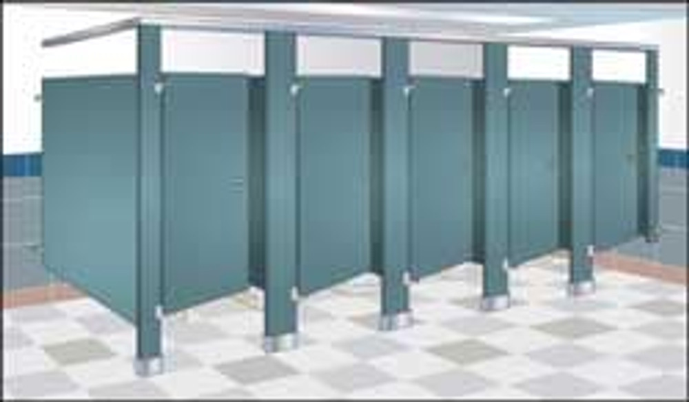 Bradley PIL10-ALM Washroom Partition Steel Pilaster