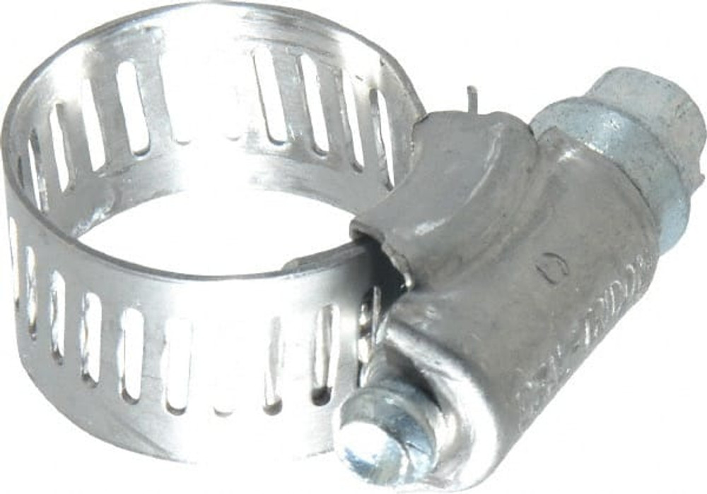 IDEAL TRIDON 5706051 Worm Gear Clamp: SAE 6, 3/8 to 7/8" Dia, Stainless Steel Band