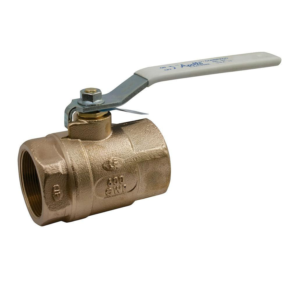 Conbraco 70LF10301 Standard Manual Ball Valve: 1/2" Pipe, Standard Port