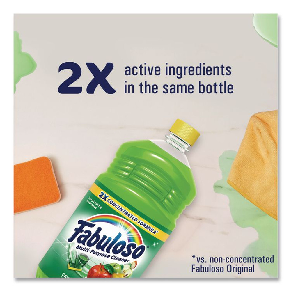 COLGATE PALMOLIVE, IPD. Fabuloso® 53043 Multi-use Cleaner, Passion Fruit Scent, 56 oz, Bottle, 6/Carton