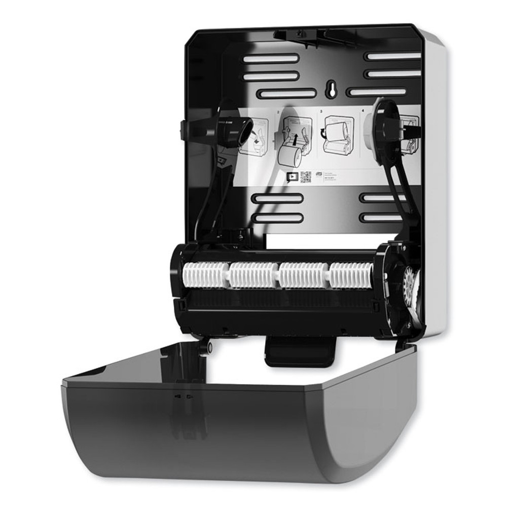 SCA TISSUE Tork® 772828 Mechanical Hand Towel Roll Dispenser, H80 System, 12.32 x 9.32 x 15.95, Black