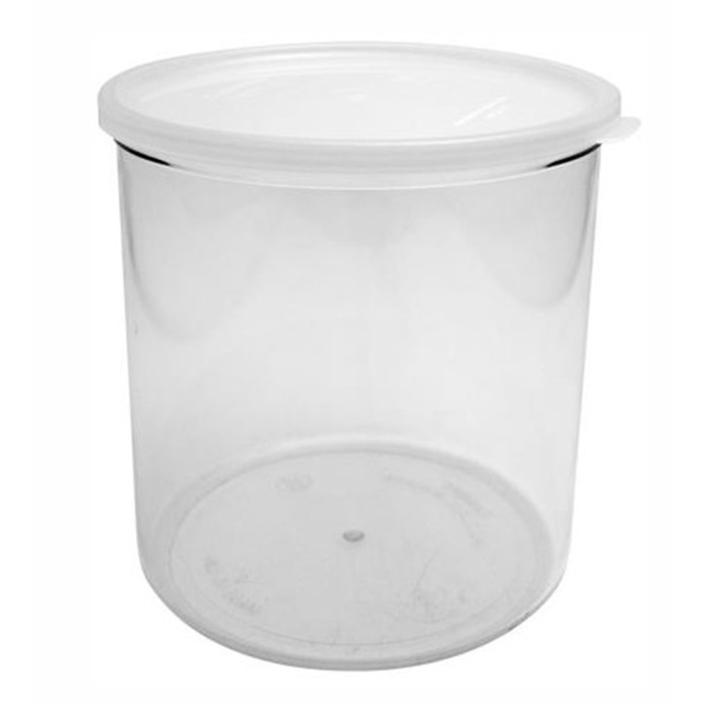 CAMBRO MFG. CO. CCP12152 Cambro Plastic Crock With Lid, 1.2 Qt., Clear
