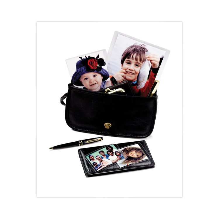 3M/COMMERCIAL TAPE DIV. Scotch™ PL903G Self-Sealing Laminating Pouches, 9.5 mil, 2.81" x 3.75", Gloss Clear, 5/Pack